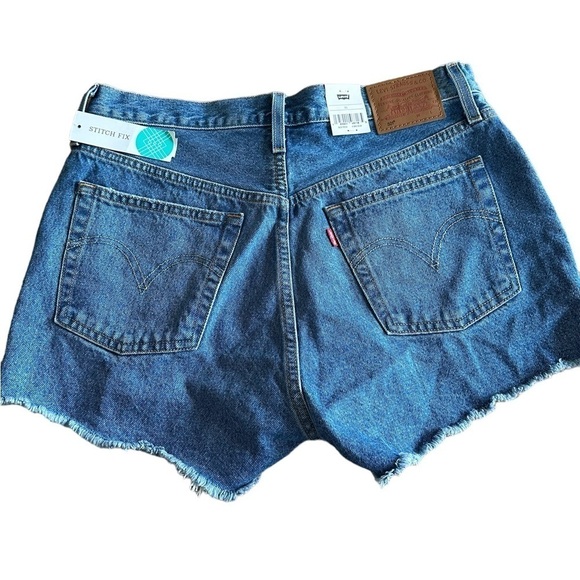 Levis 501 Distressed Cut Off Shorts 30 NWT - Picture 9 of 13